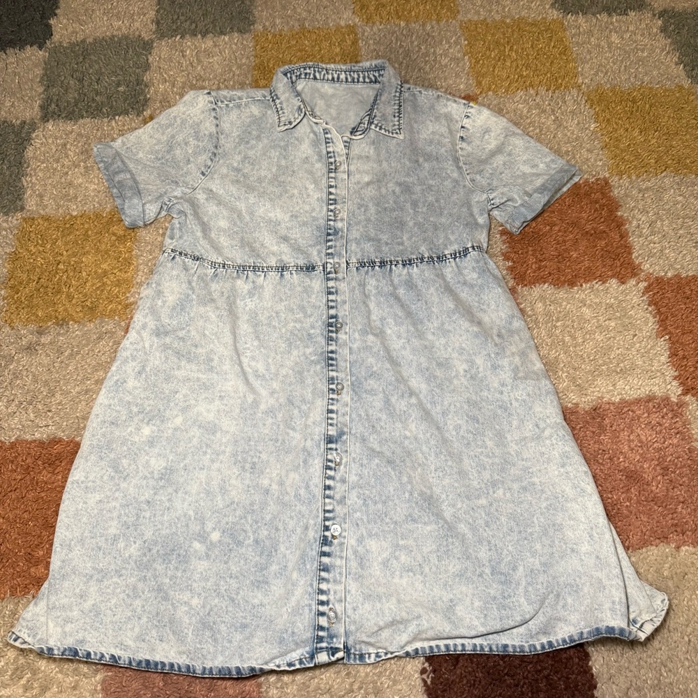 Light Blue Denim Dress